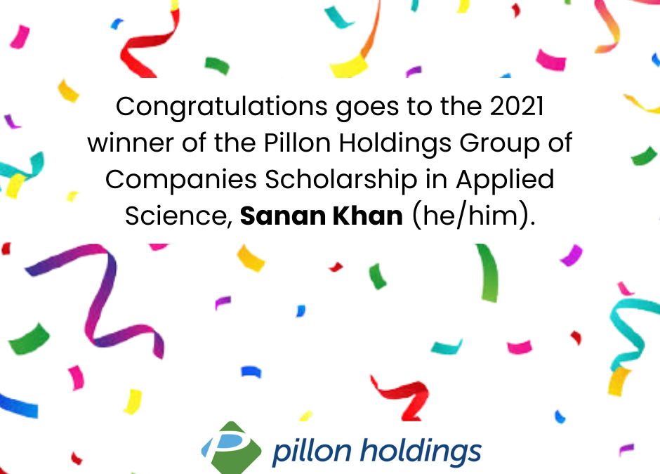 The Pillon Holdings Group of Companies 2021 SFU Scholarship Winner