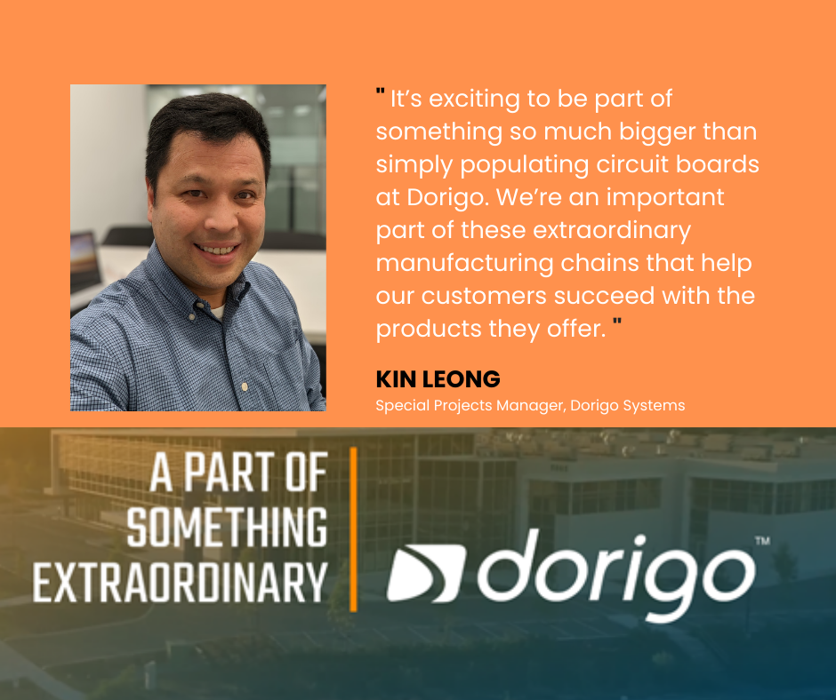 Part Of Something Extraordinary Interview With Kin Leong Dorigo Systems